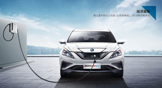 Dong Feng S50 EV Chinese Electric Taxi With Bluetooth GPS Uber Online Car Hailing