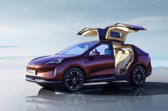 Hyper HT China Luxury Pure Electric SUV Battery Life 550km-770km Rear Gull Wing Doors